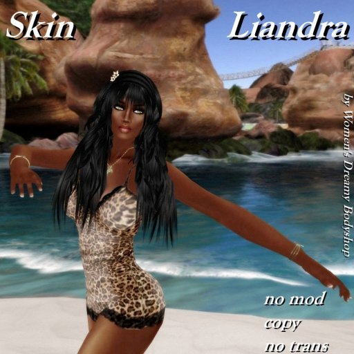Second Life Marketplace WDB LIANDRA Skin & Shape ebony skinned